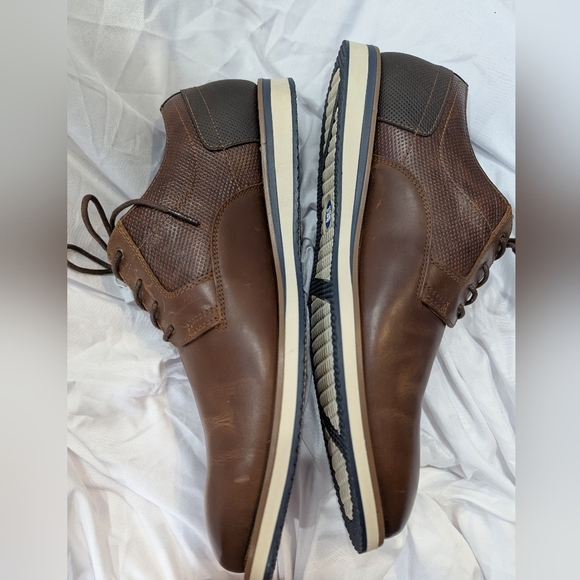 Size 11.5 Nunn Bush Circuit Plain Toe Oxford Brown Men’s Shoes Memory Foam NIB main image 12